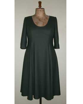 Olive Empire Waist Dress