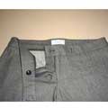  Black chambray trousers fly