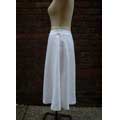  White Linen skirt side