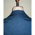  Blue Floral Cotton Shirt Dress Back Close